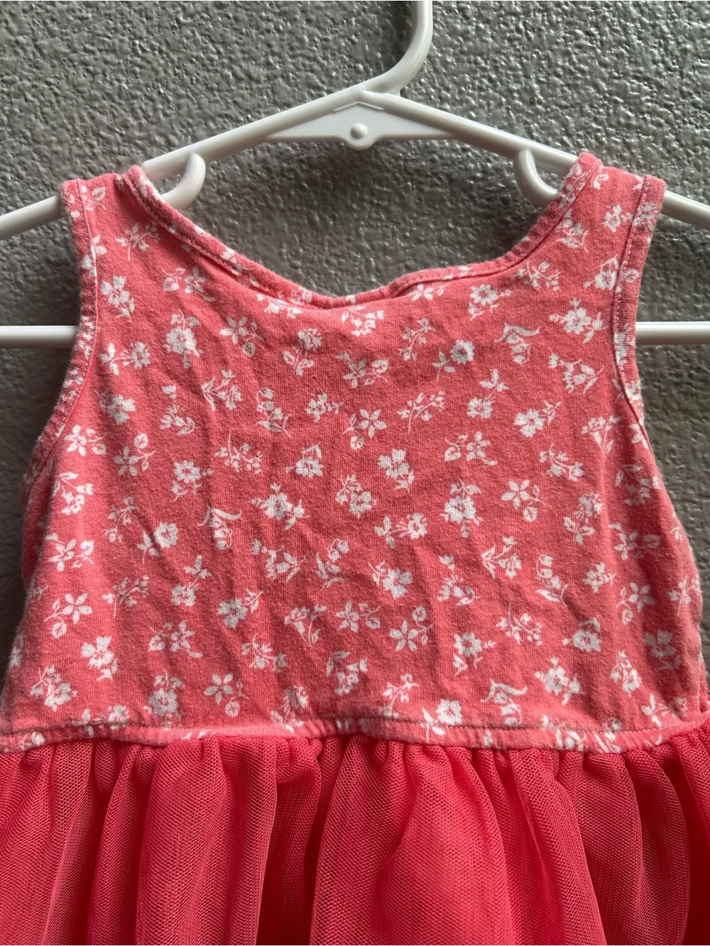 GAP Girls Coral, Light Pink & Floral Tank Tops and Dress Set